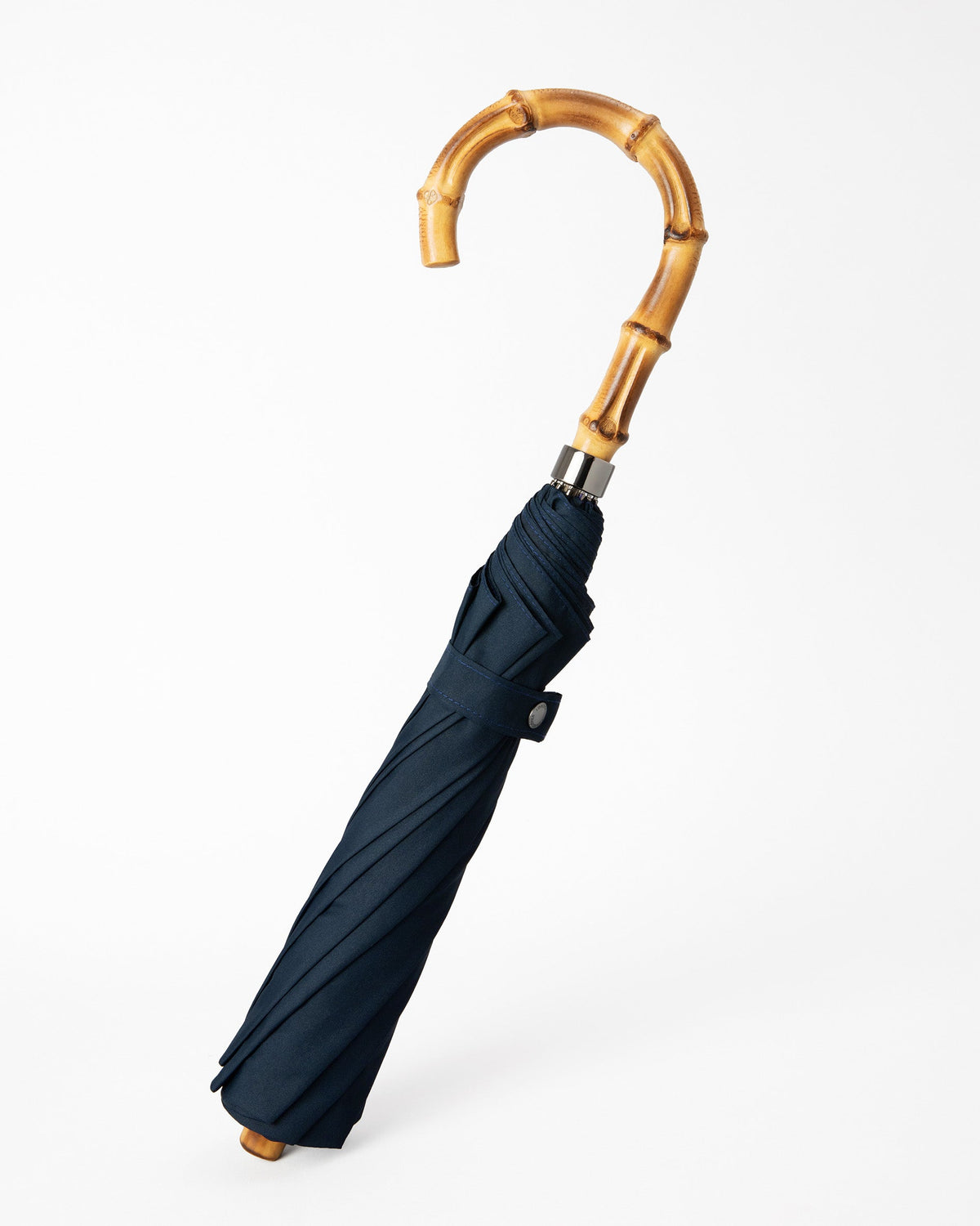 London Undercover Navy Whangee Telescopic Umbrella
