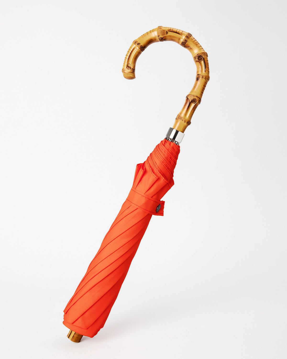 London Undercover Orange Whangee Telescopic Umbrella
