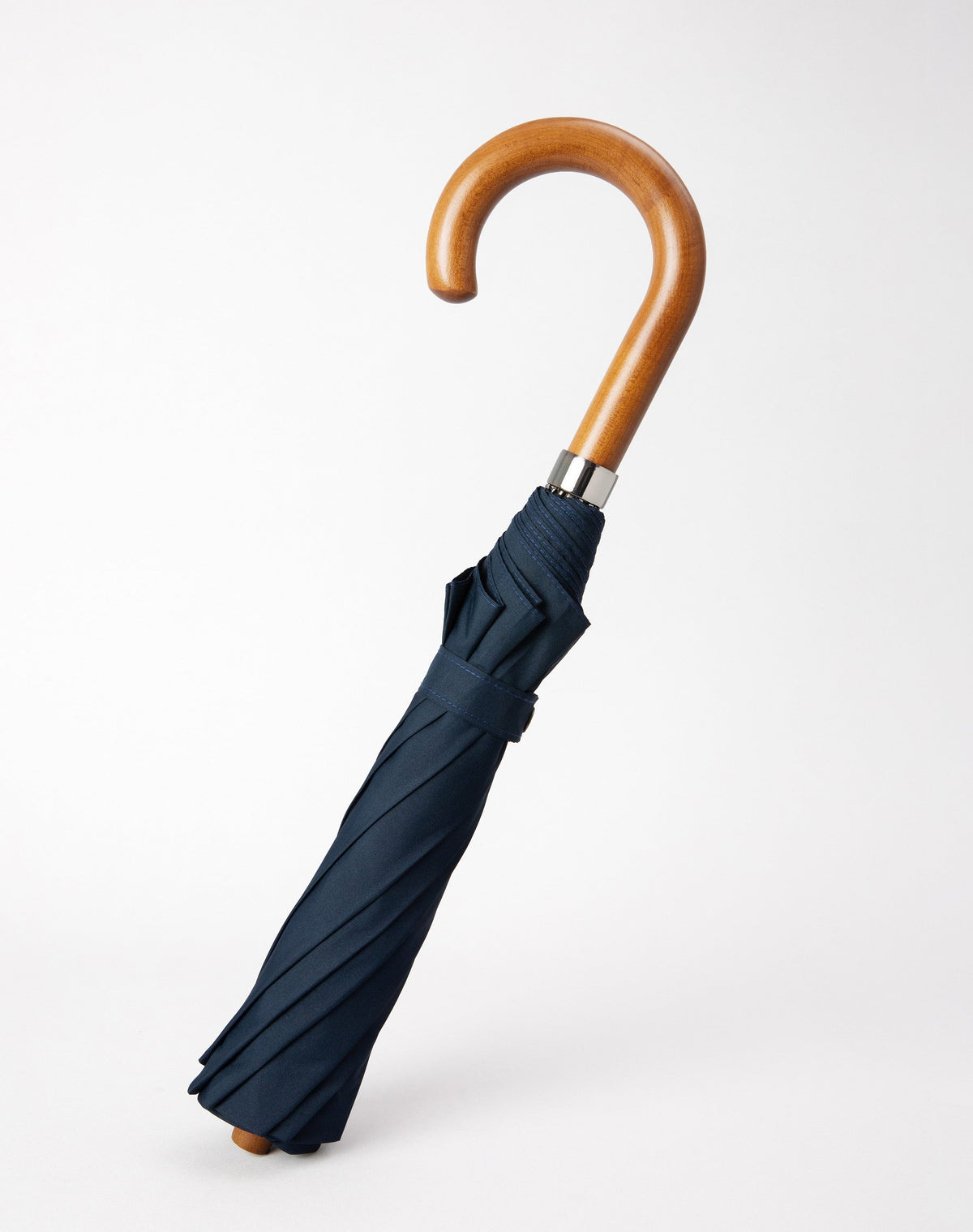 London Undercover Navy Maple Telescopic Umbrella