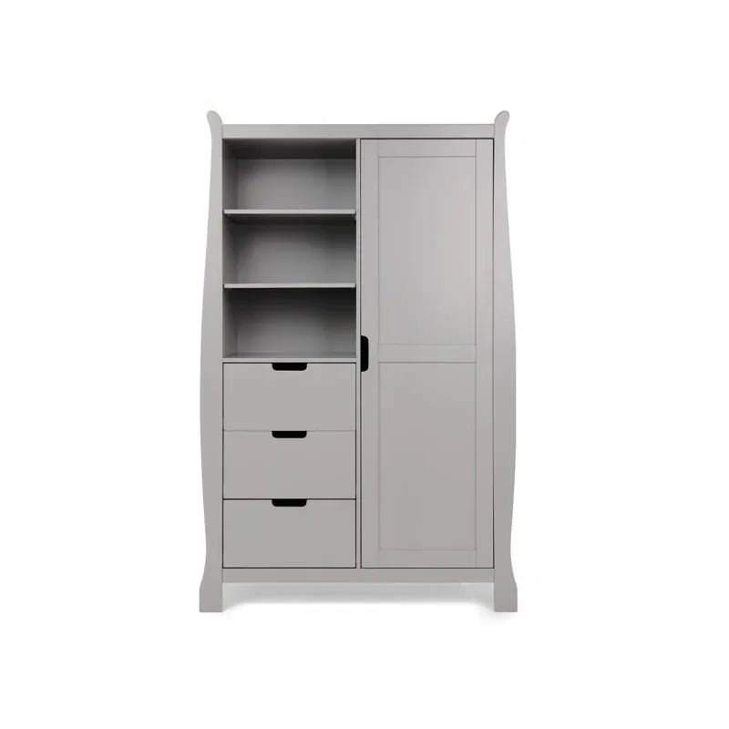 Obaby Stamford Classic Sleigh (3 Piece) Room Set - Warm Grey