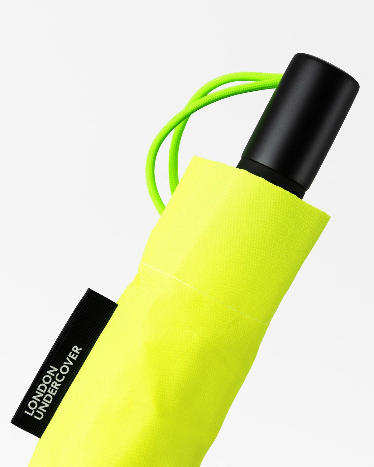 London Undercover Neon Yellow Auto-Compact Umbrella