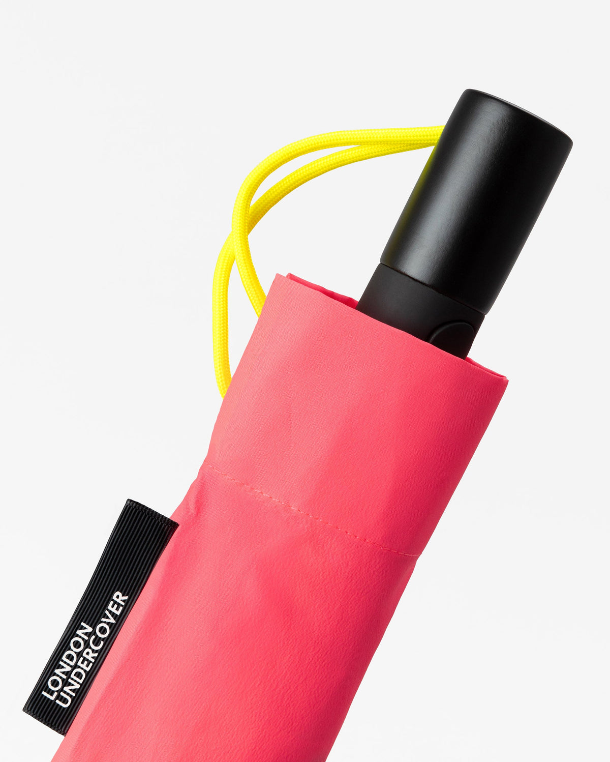 London Undercover Neon Pink Auto-Compact Umbrella
