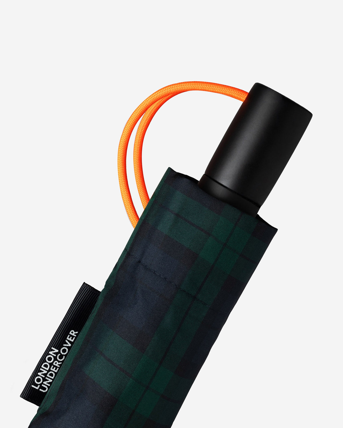 London Undercover Black Watch Tartan Auto-Compact Umbrella