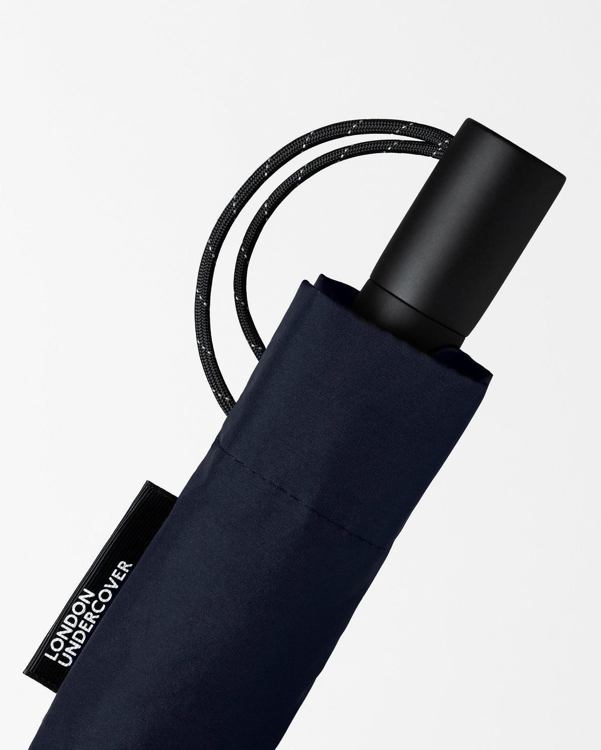 London Undercover Black Coffee Auto-Compact Umbrella