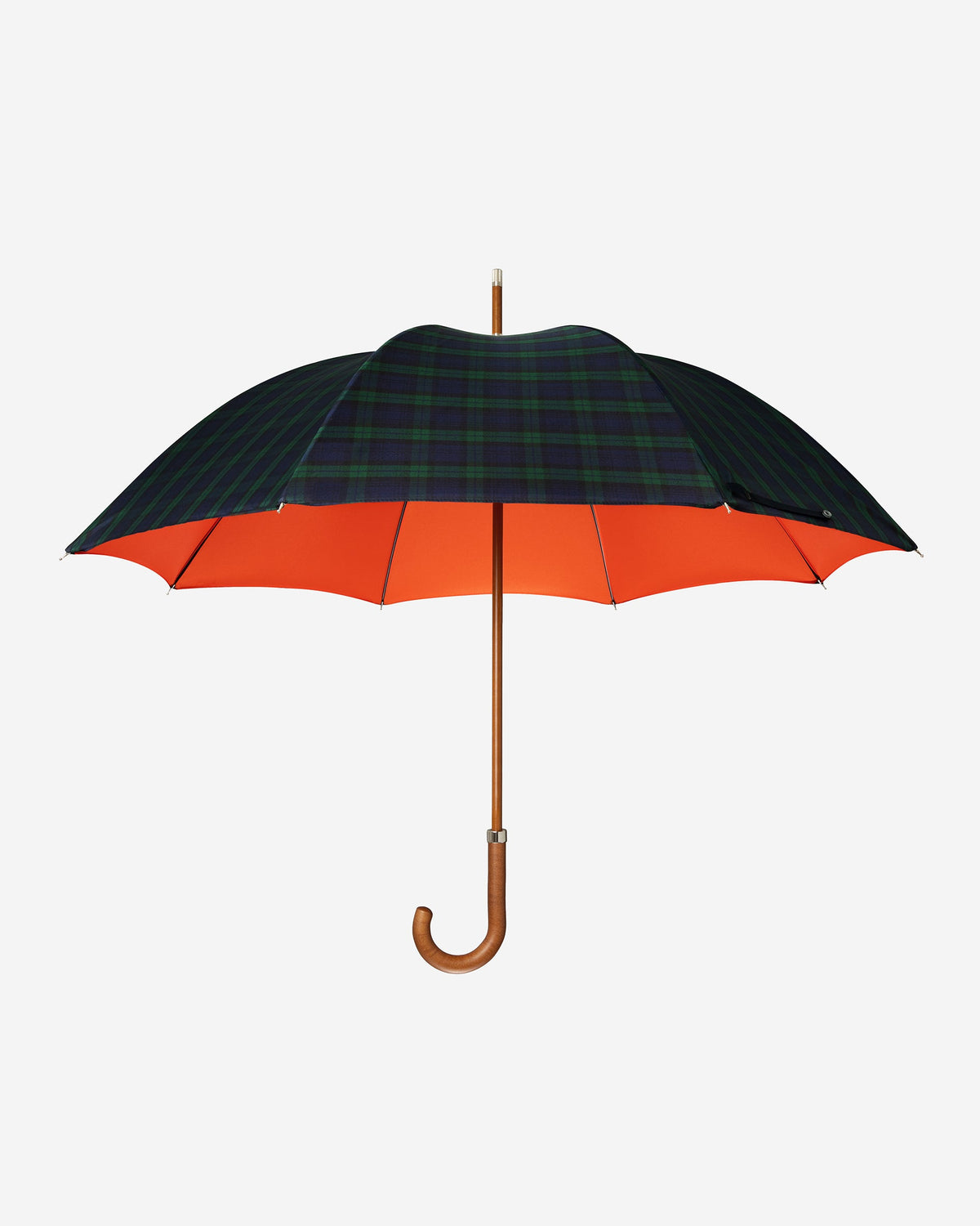 London Undercover Black Watch Tartan and Orange Double CG Umbrella