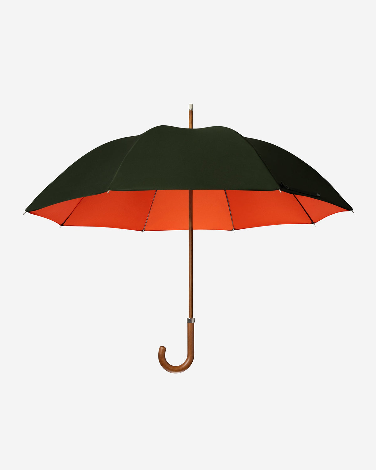London Undercover Olive Green and Orange Double CG Umbrella