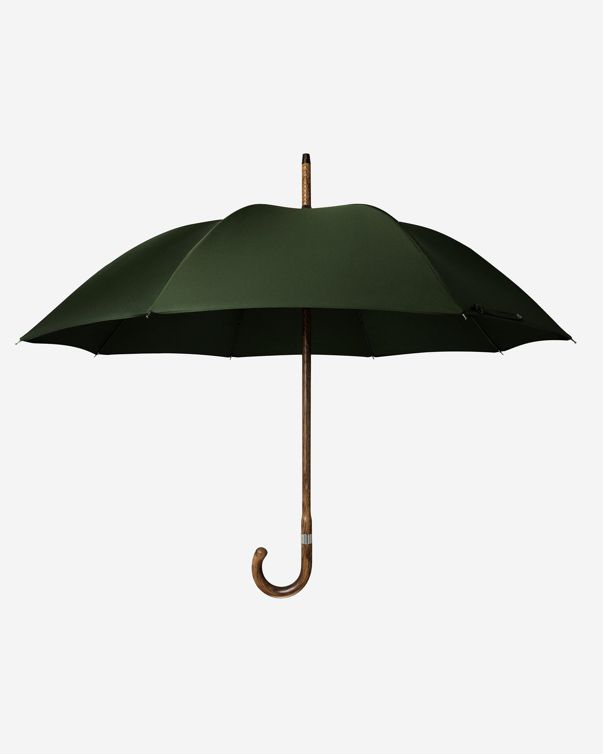 London Undercover Olive Green Oak Solid Stick Umbrella