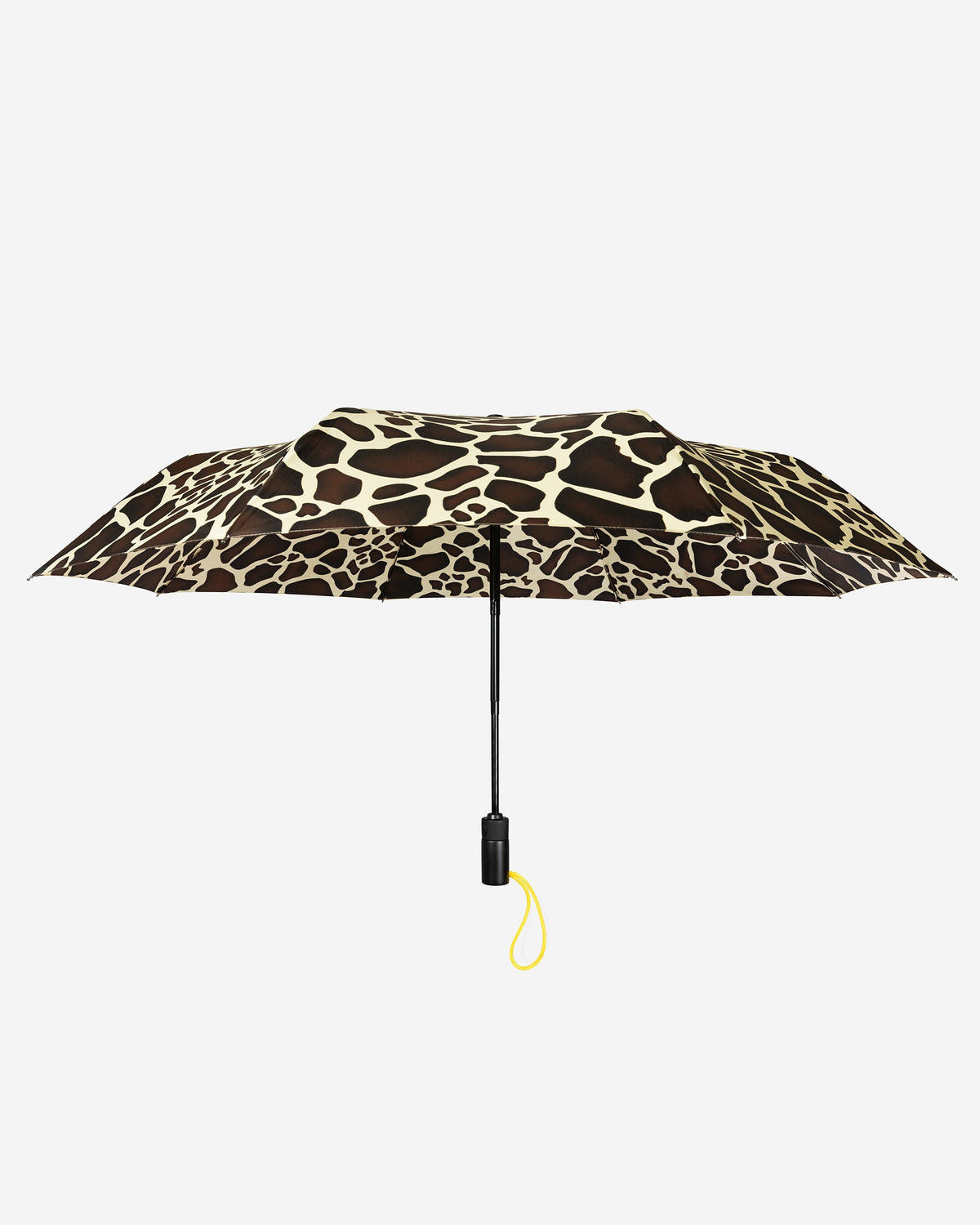 London Undercover Giraffe Print Auto-Compact Umbrella