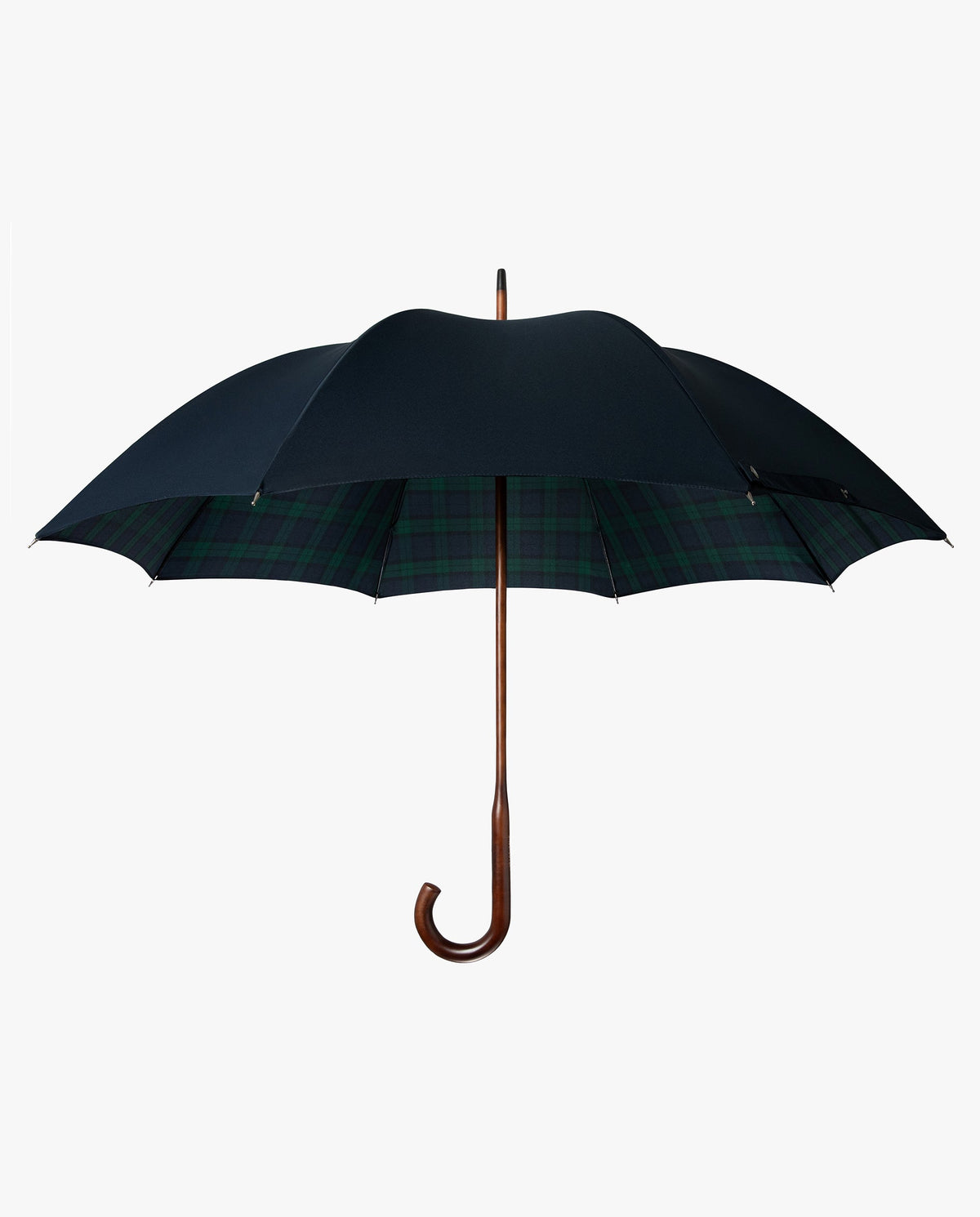 London Undercover Navy Black Watch Tartan Classic Umbrella