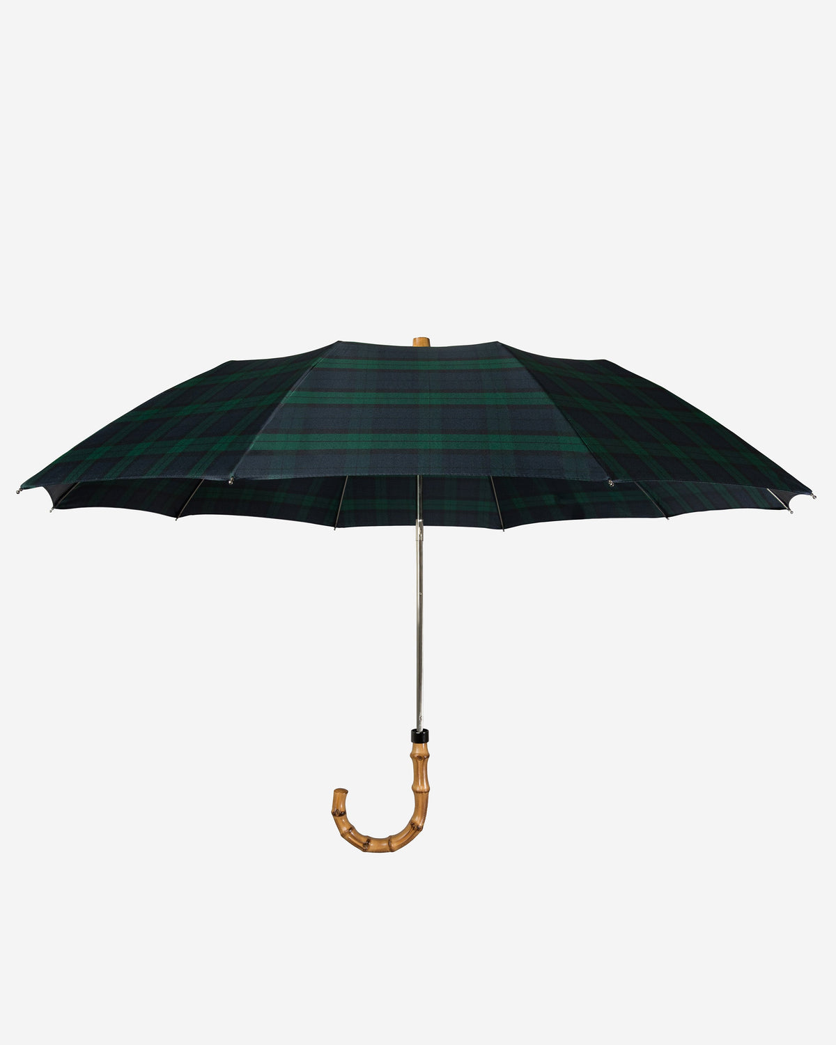 London Undercover Black Watch Whangee Telescopic Umbrella