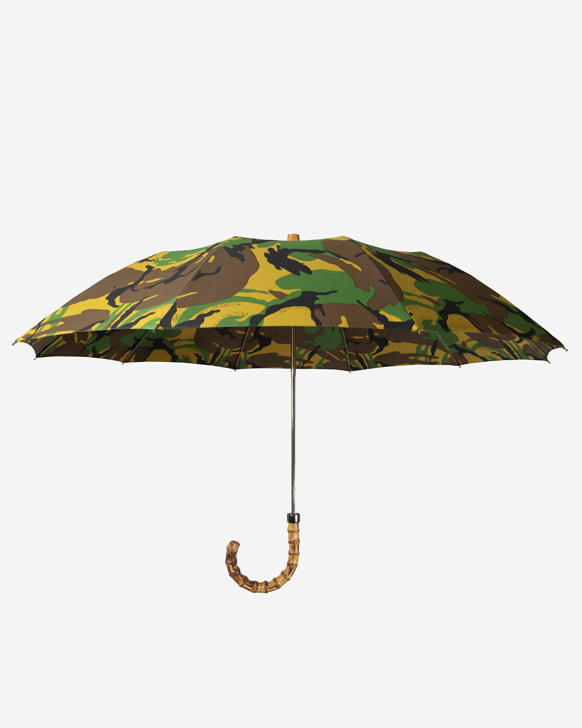 London Undercover British Woodland Camouflage Whangee Telescopic Umbrella