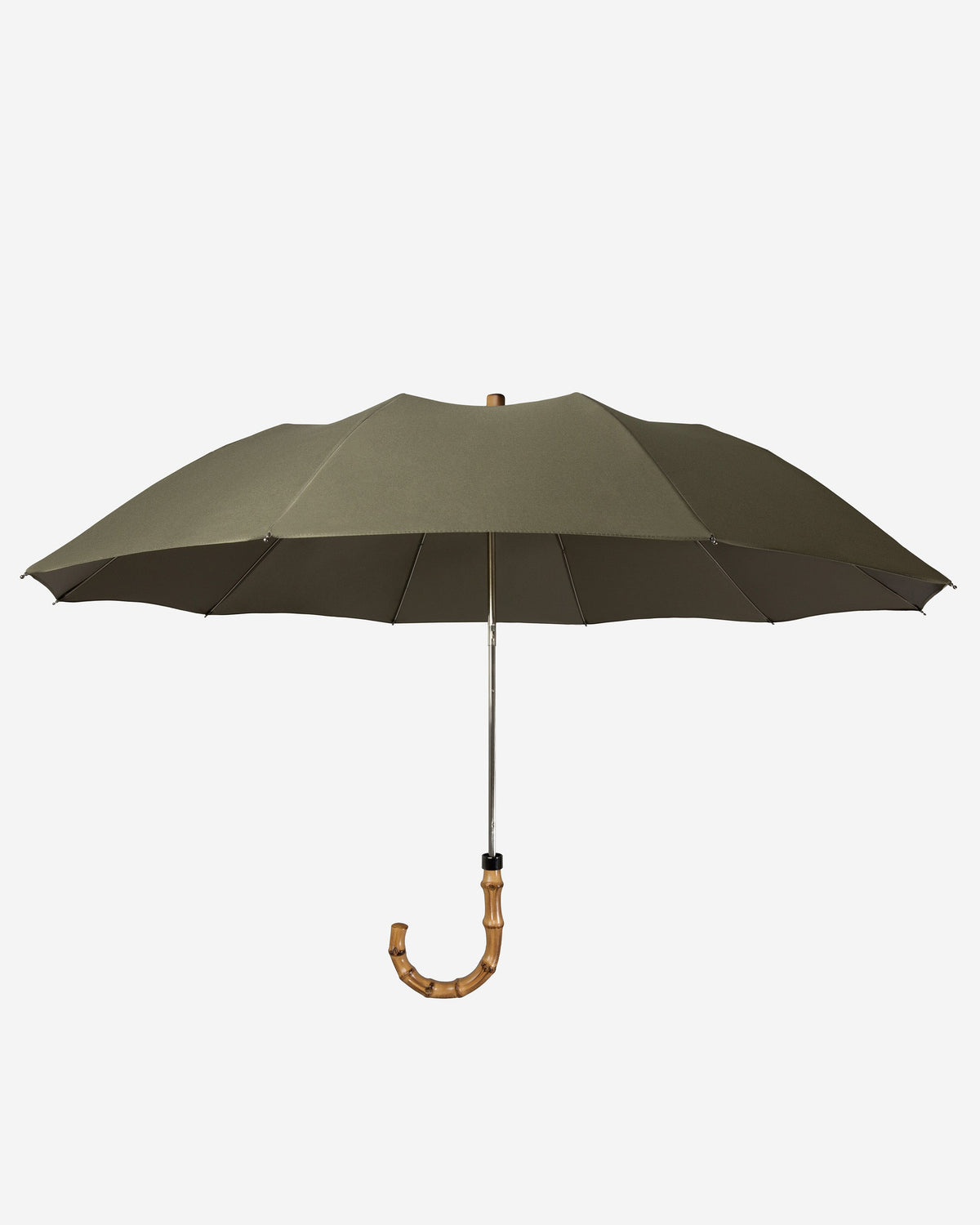 London Undercover Olive Drab Whangee Telescopic Umbrella
