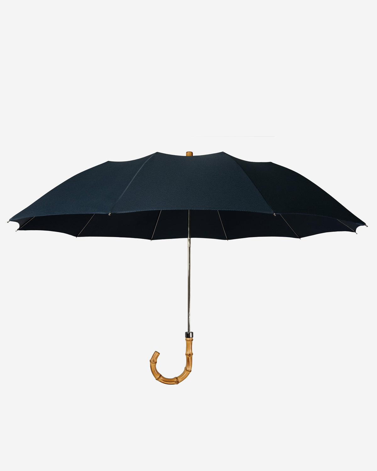 London Undercover Navy Whangee Telescopic Umbrella