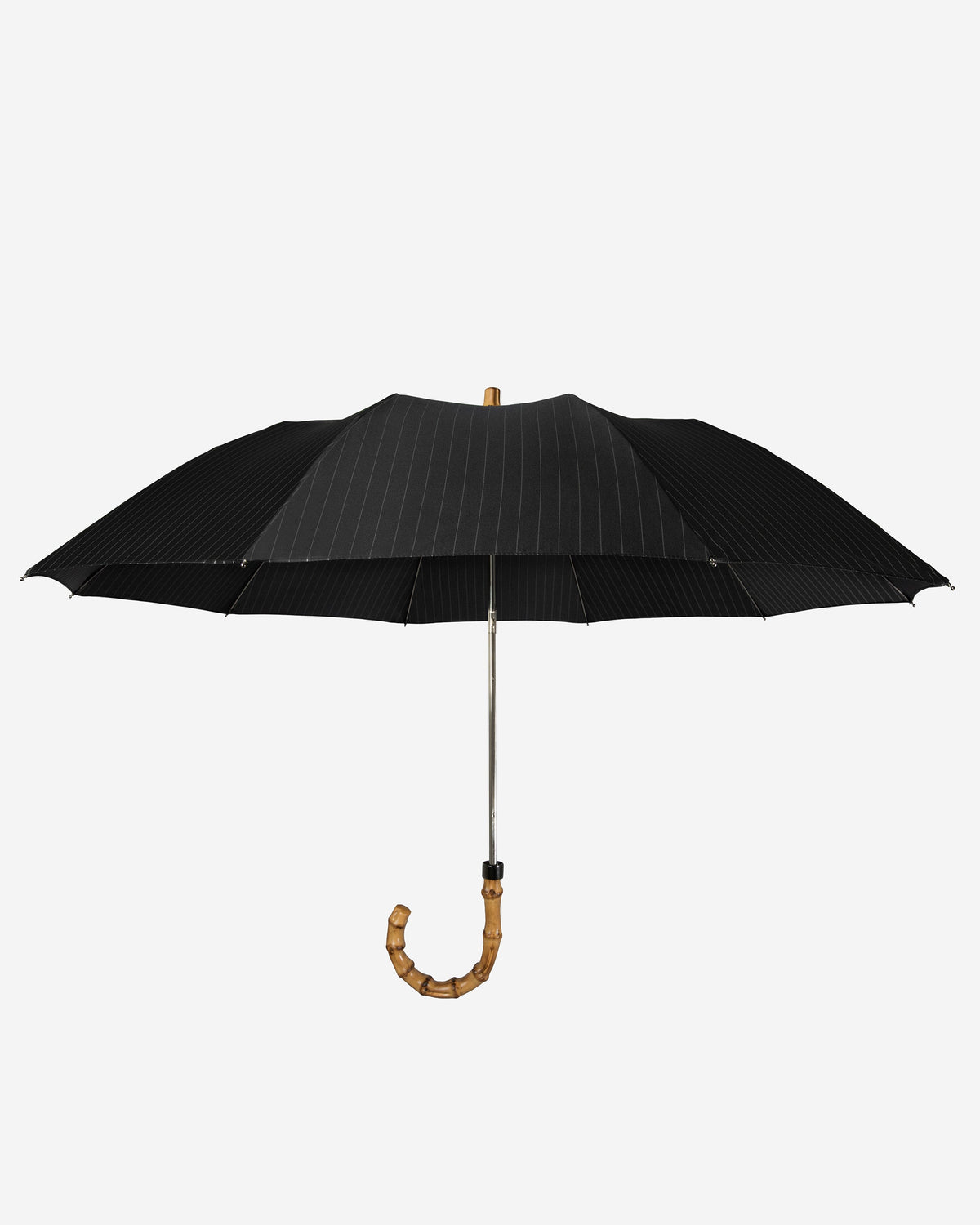 London Undercover Pinstripe Whangee Telescopic Umbrella
