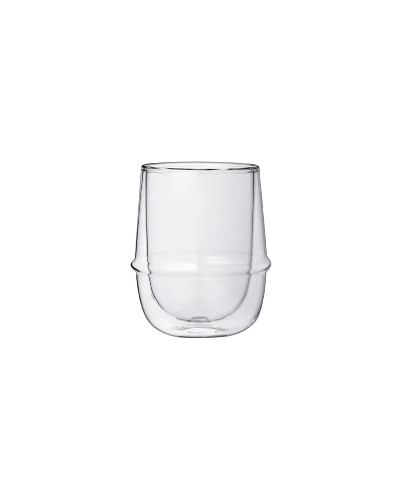 Kinto Kronos Double Wall Coffee Glass