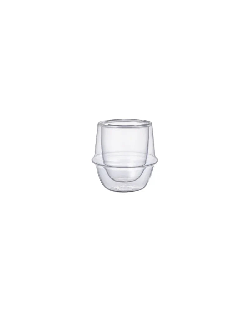 Kinto Kronos Double Wall Espresso Glass