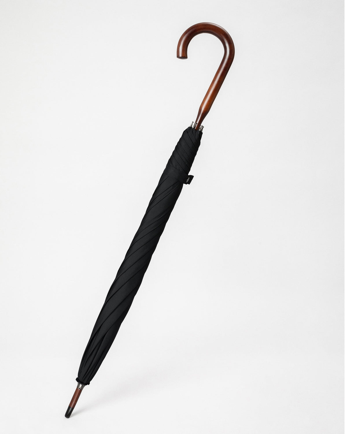 London Undercover Black Houndstooth Classic Umbrella