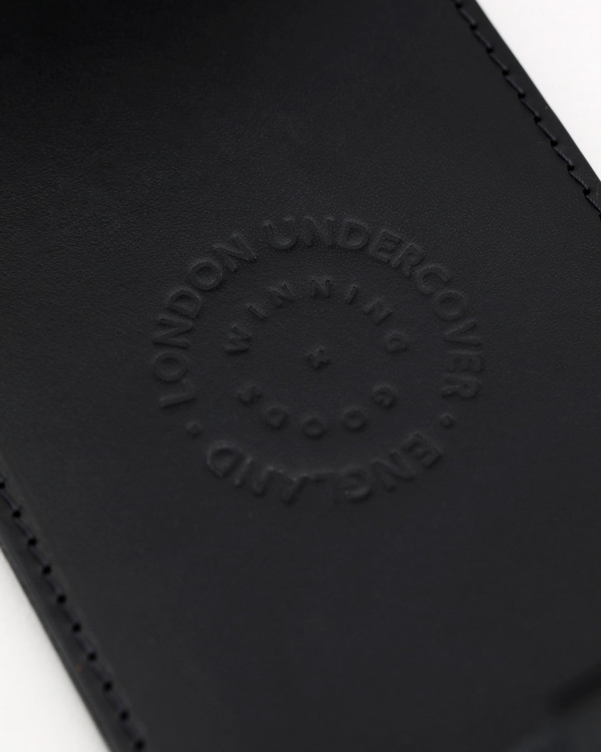 London Undercover Black Leather Umbrella Sling