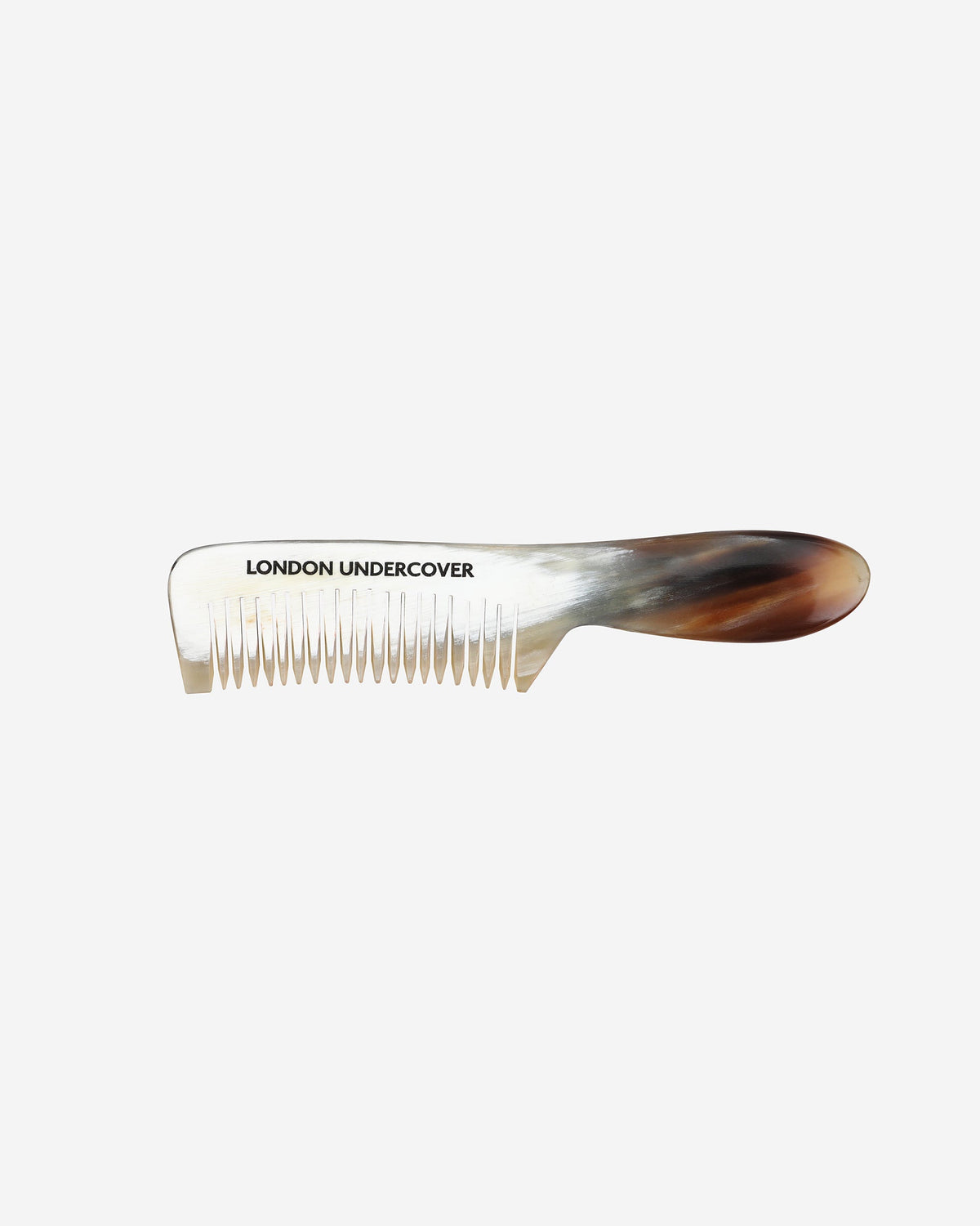 London Undercover 3 1/2" moustache comb - BLACK