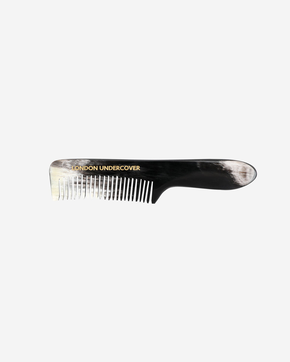 London Undercover 3 1/2" moustache comb - GOLD