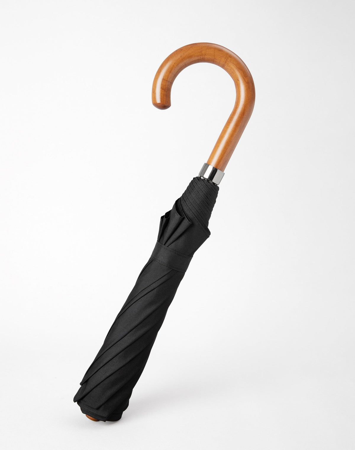 London Undercover Black Maple Telescopic Umbrella