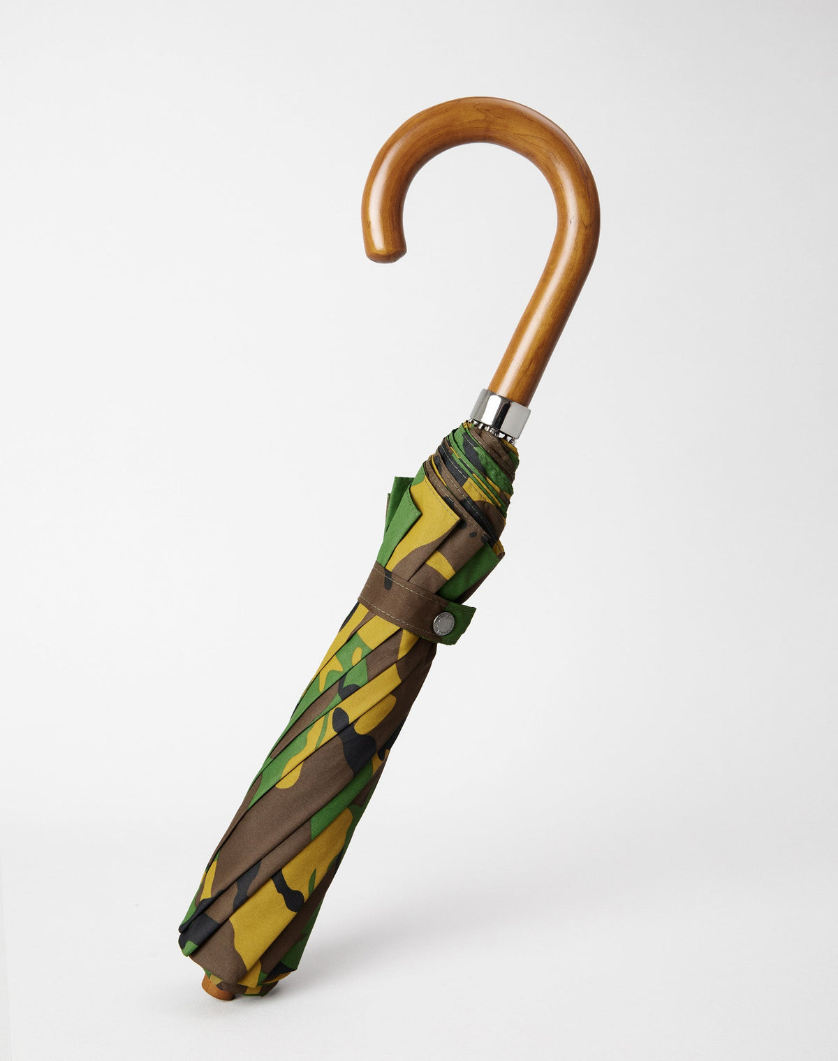 London Undercover British Woodland Camouflage Maple Telescopic Umbrella