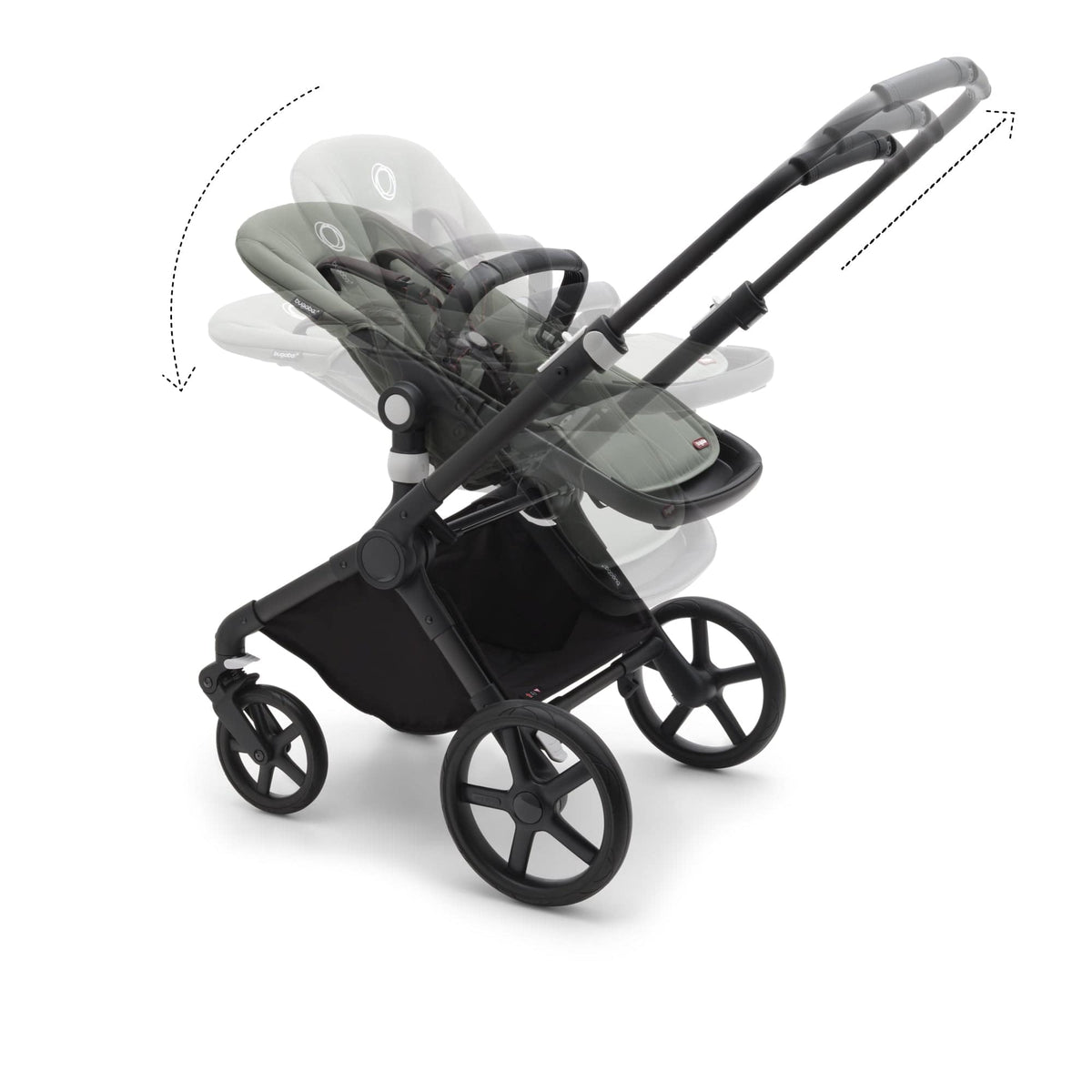Bugaboo Fox Cub Complete - Black/Forest Green