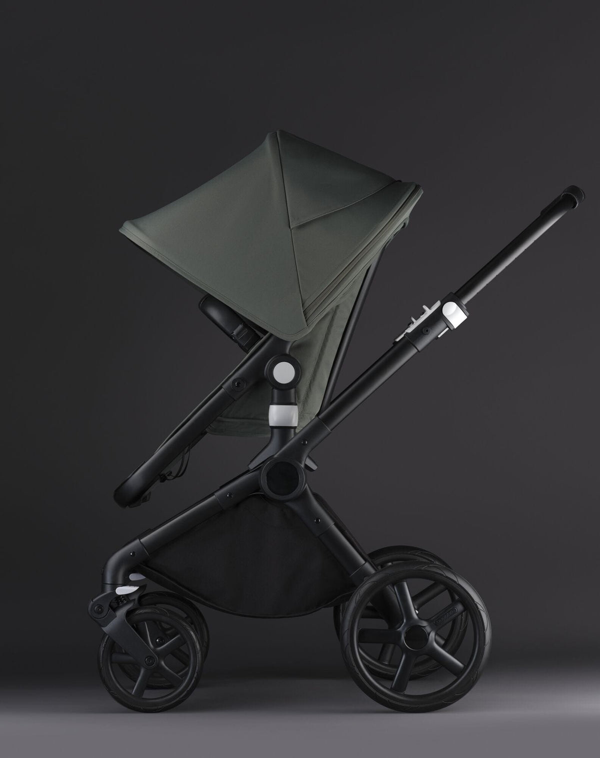 Bugaboo Fox Cub Complete - Black/Forest Green