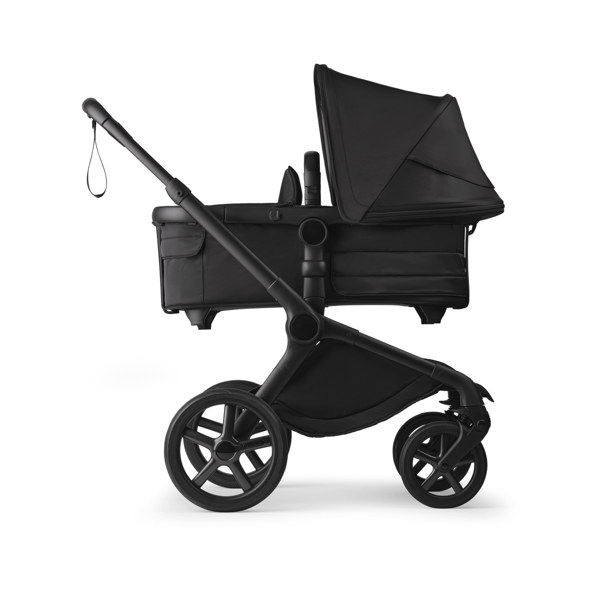 Bugaboo Fox 5 (Pebble Slide PRO) Travel System - Noir Limited Edition, Black Moonlight