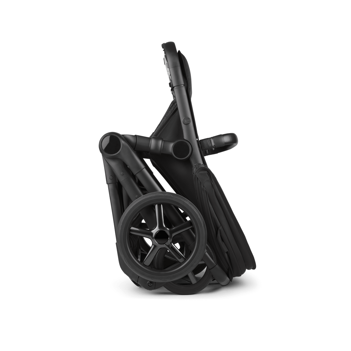 Bugaboo Fox 5 (Coral Slide PRO) Travel System - Noir Limited Edition, Black Moonlight