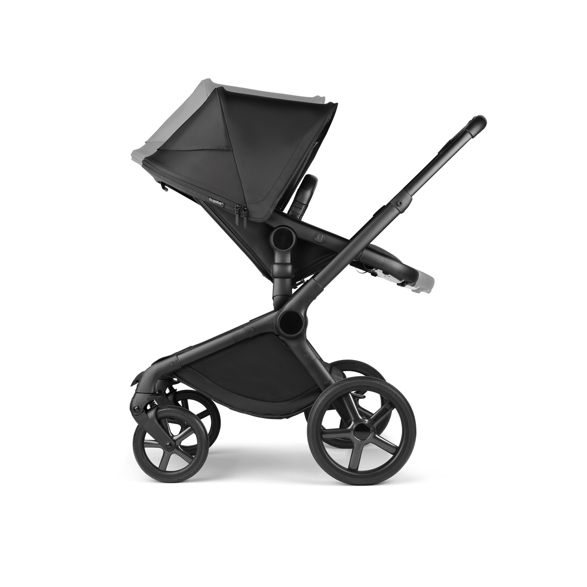 Bugaboo Fox 5 (Coral Slide PRO) Travel System - Noir Limited Edition, Black Moonlight