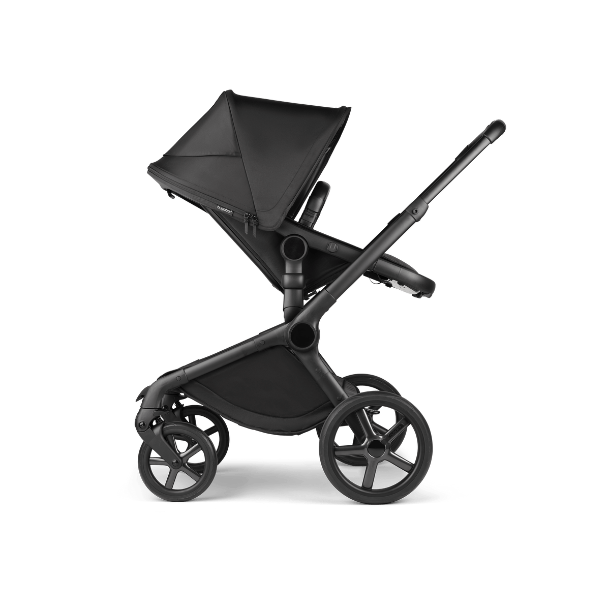 Bugaboo Fox 5 (Coral Slide PRO) Travel System - Noir Limited Edition, Black Moonlight