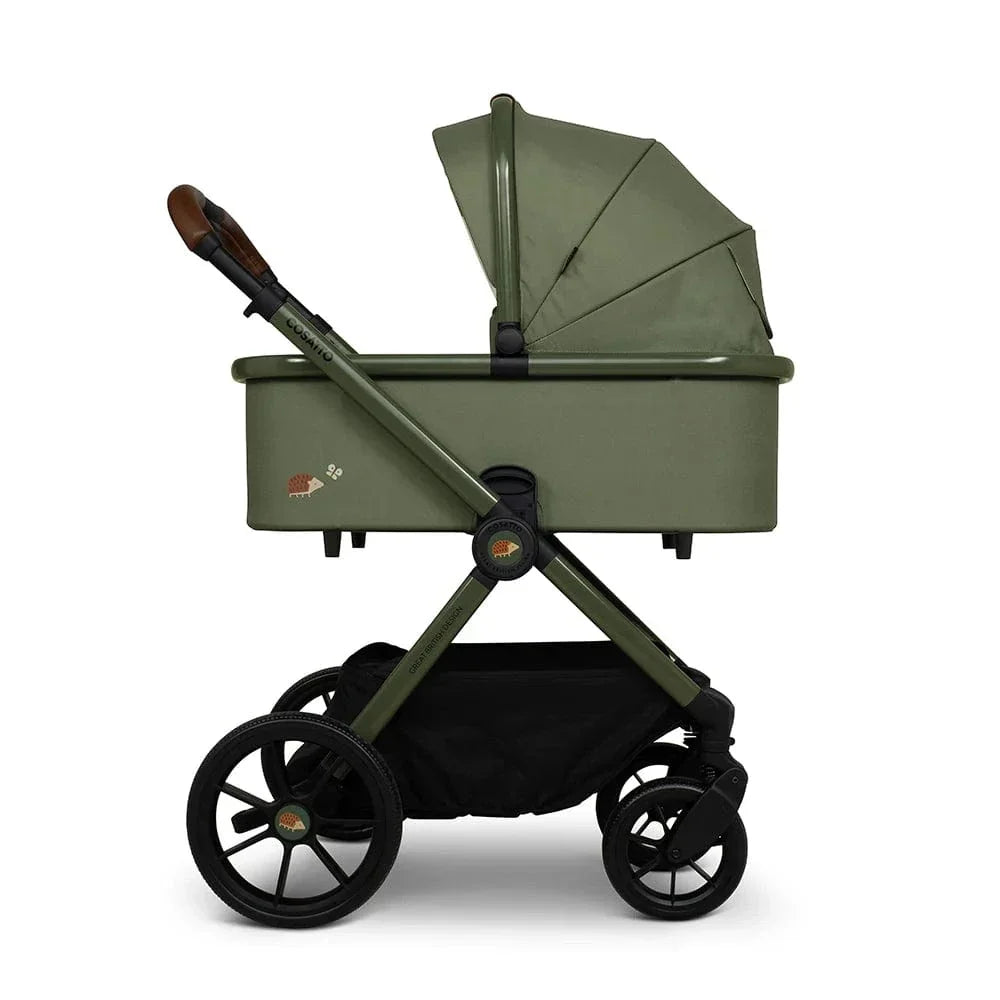 Cosatto Giggle 4 Everything Bundle with Bedside Crib & Highchair - Hoglet