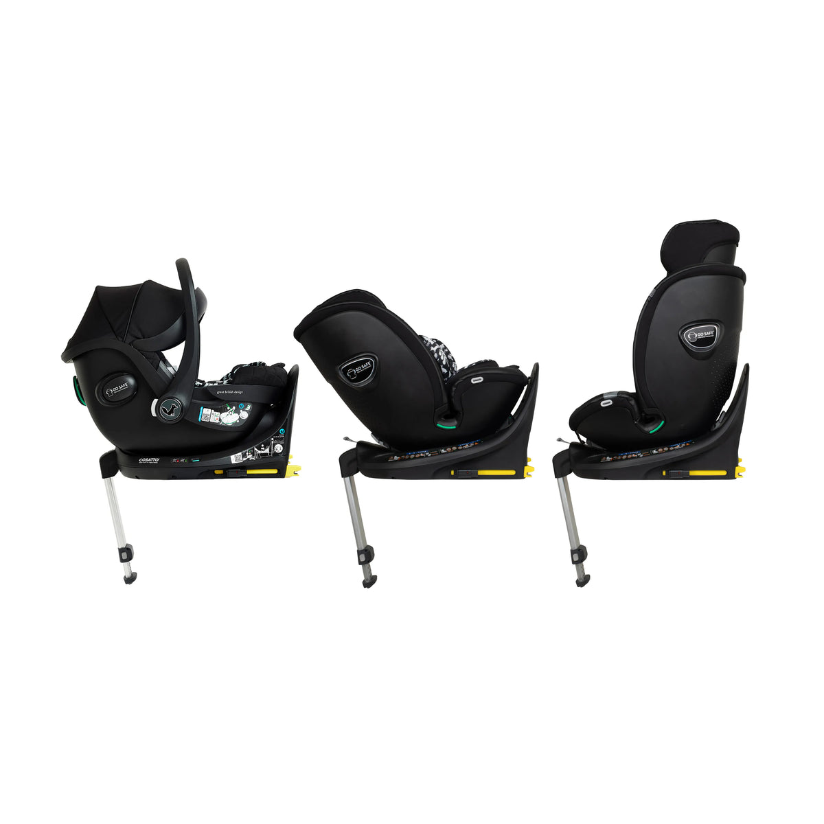 Cosatto Wow 3 & Woosh City Ultimate Epic Bundle - Silhouette