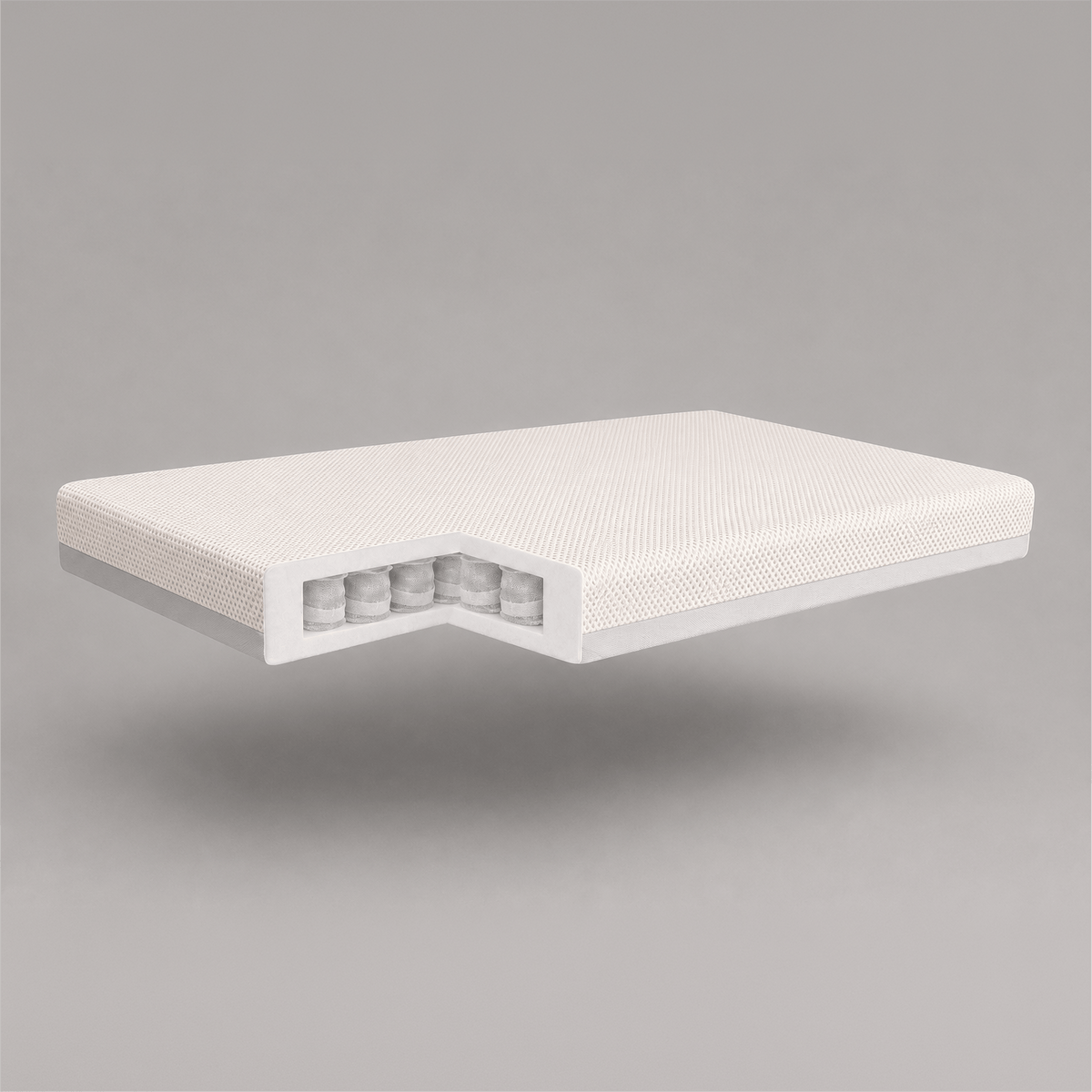 CuddleCo Signature Hypo-Allergenic Bamboo Pocket Sprung Cot Mattress 120 x 60cm