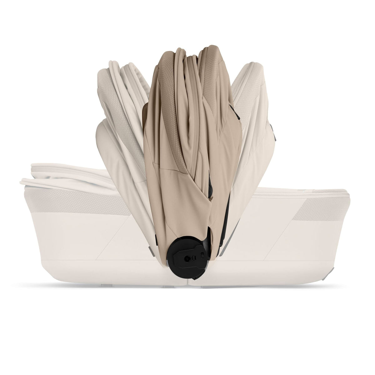 Cybex Talos S Lux & Fold Carrycot Accessory Bundle - Taupe/Almond Beige (2026)