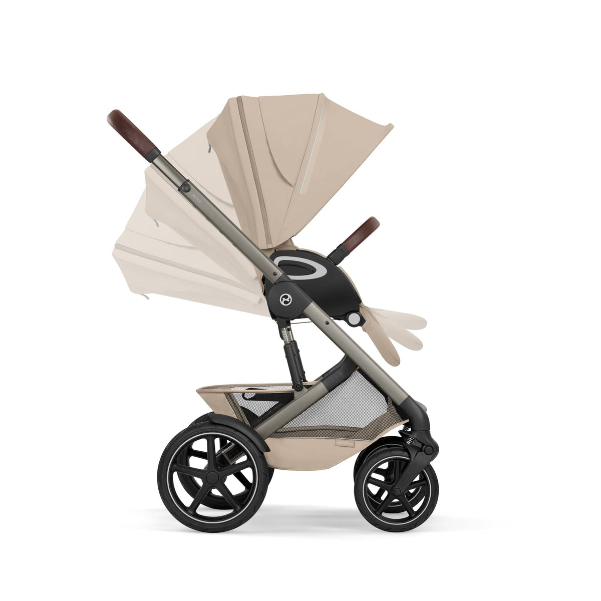 Cybex Talos S Lux with Fold Carrycot - Taupe/Almond Beige (2026)