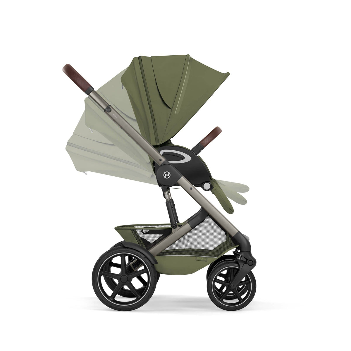 Cybex Talos S Lux (Cloud G3 Plus) Travel System - Taupe/Moss Green (2026)