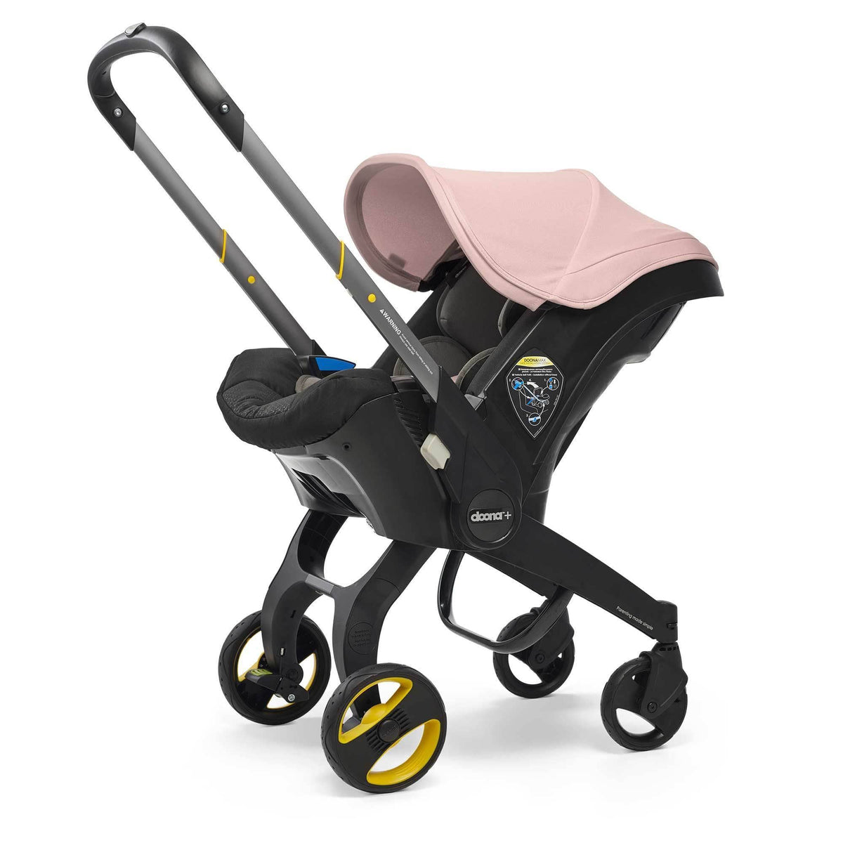 Doona+ Car Seat with Snap on Storage - Blush Pink