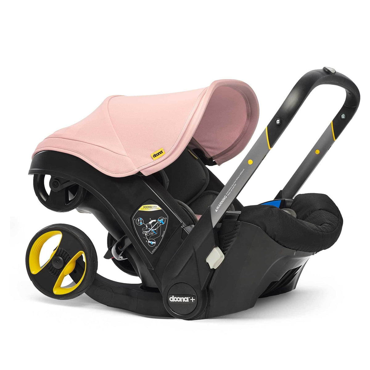 Doona+ Car Seat with Snap on Storage - Blush Pink
