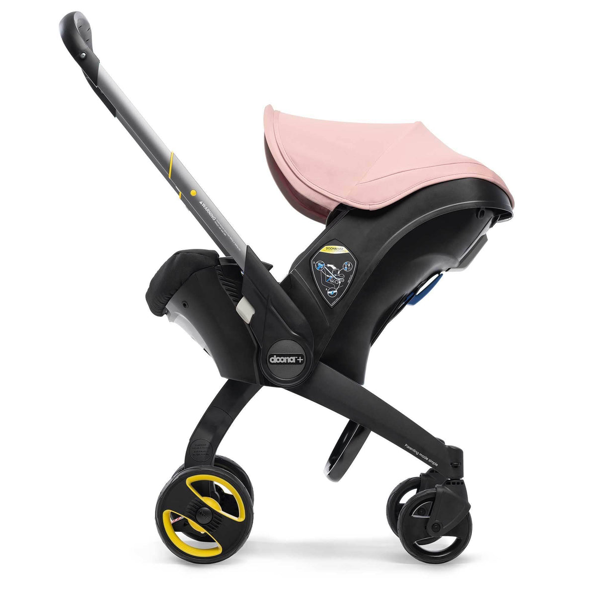 Doona+ Car Seat with Snap on Storage - Blush Pink
