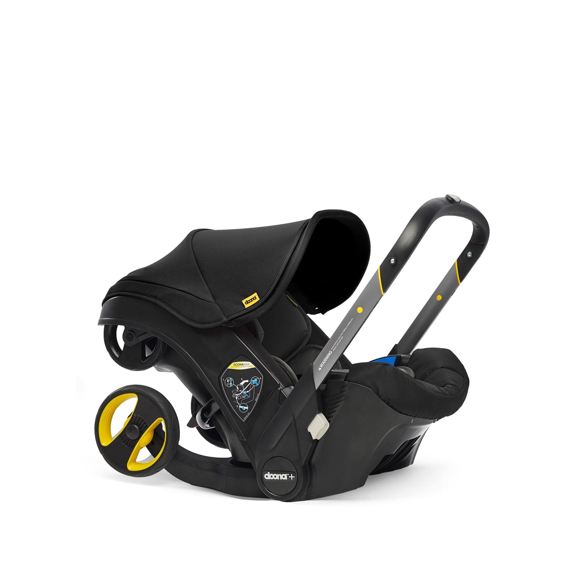 Doona+ Car Seat with Snap on Storage - Nitro Black