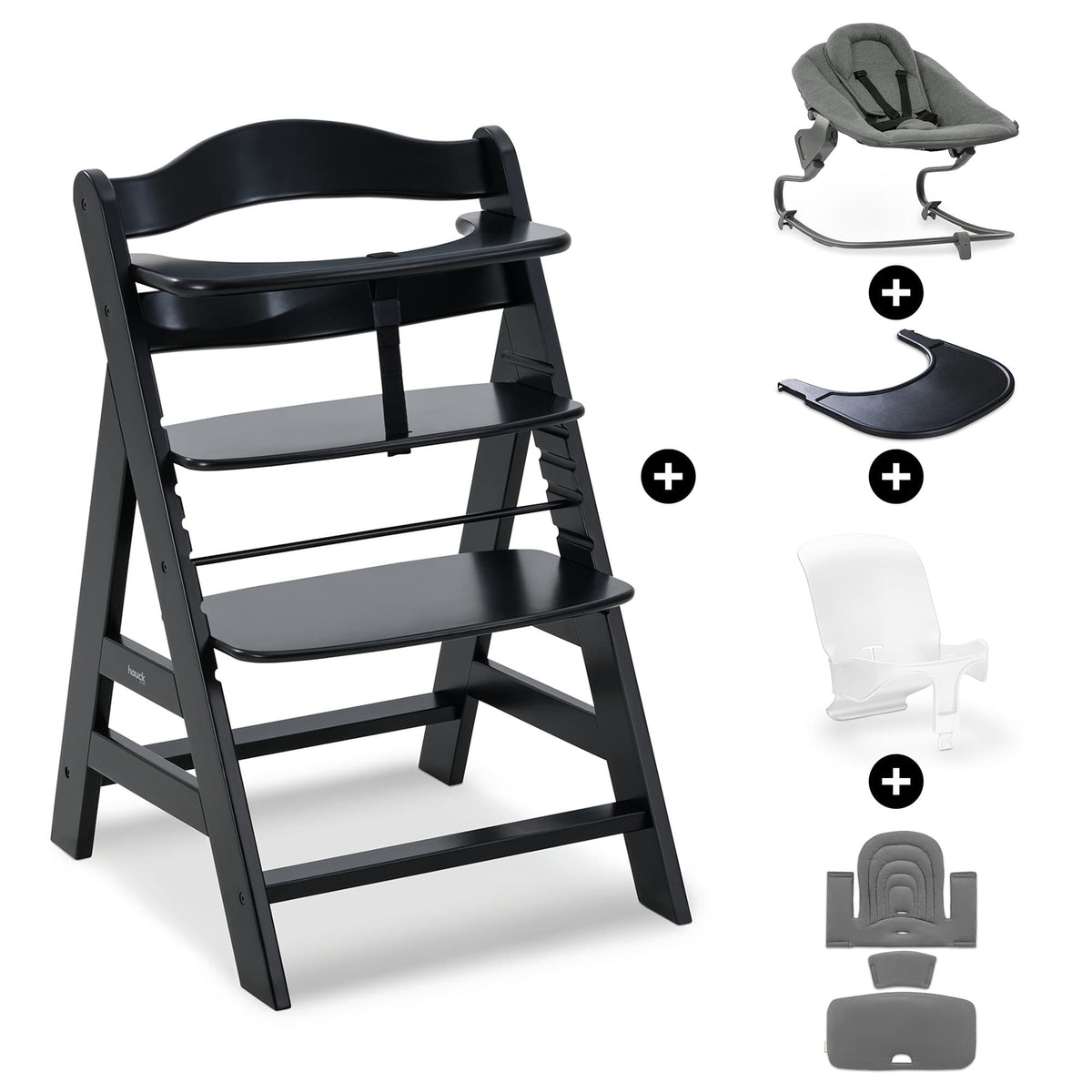 Hauck Alpha+ Premium Bundle - Black