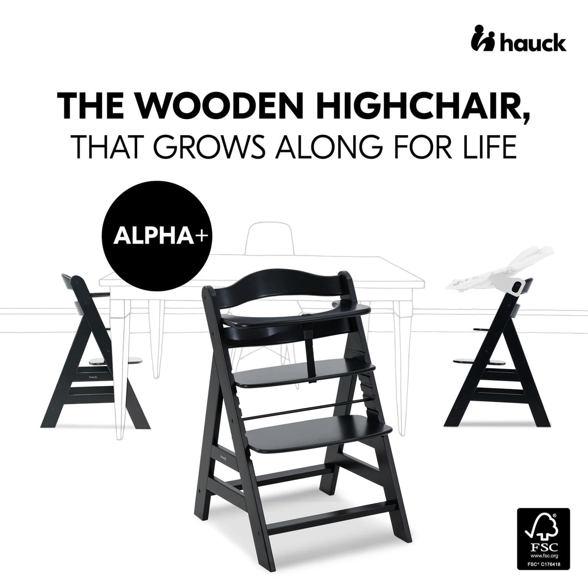 Hauck Alpha+ Premium Bundle - Black