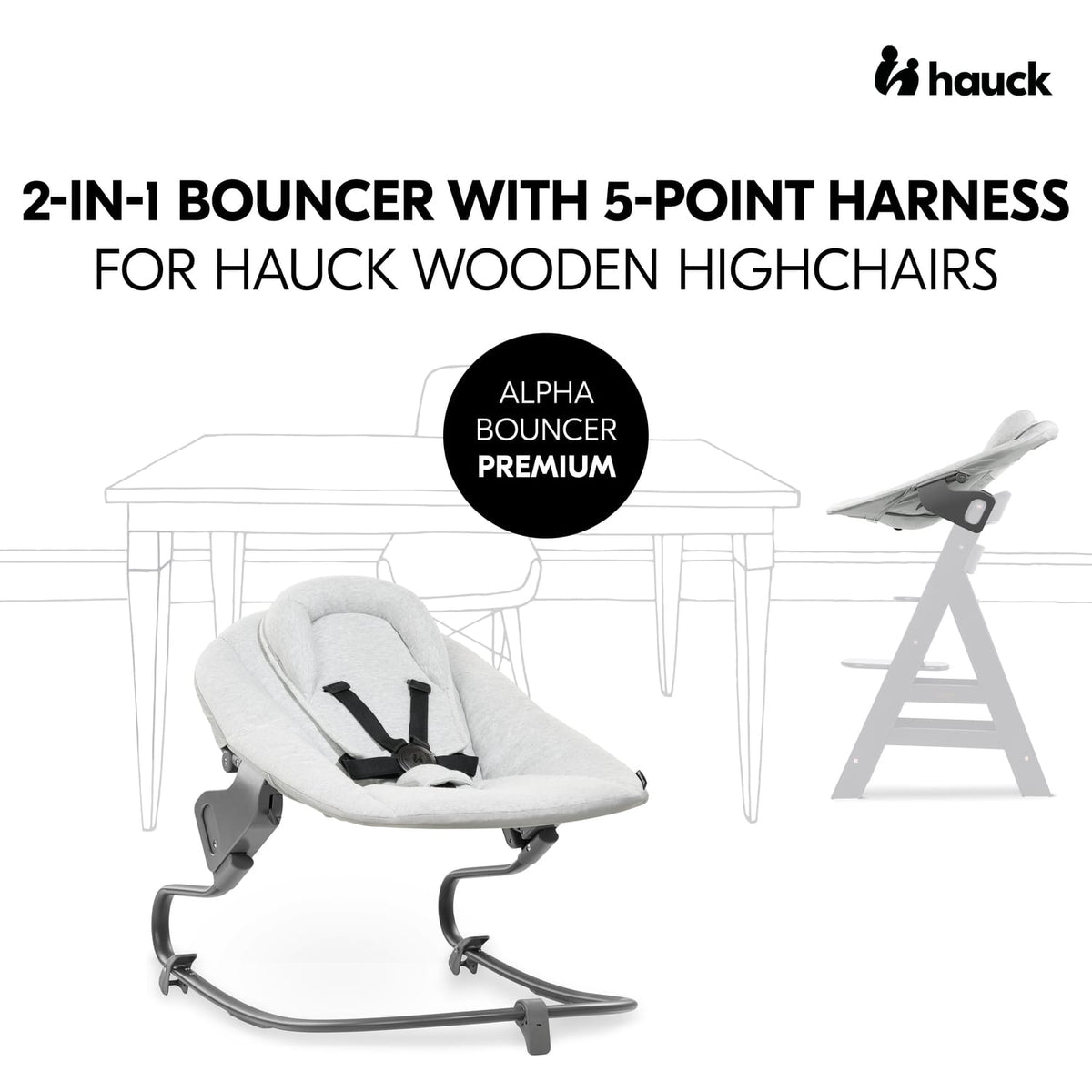 Hauck Alpha+ Premium Bundle - White