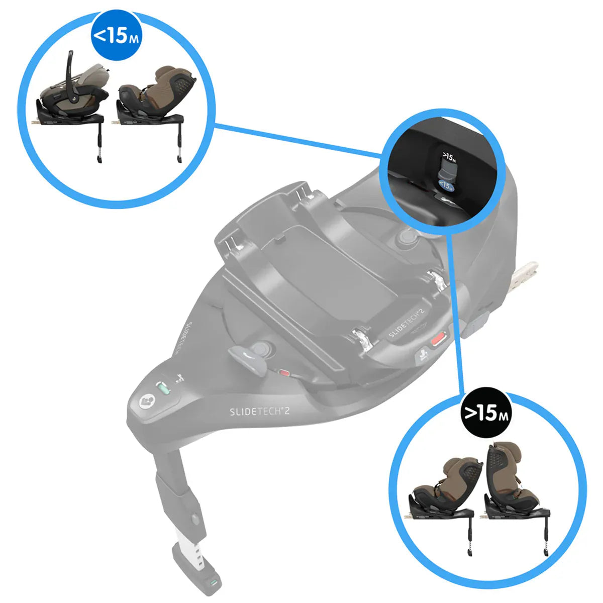 Maxi Cosi Pebble Slide Pro Car Seat and Base - Copper Terra