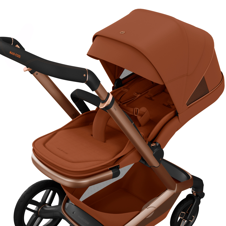 Maxi Cosi Fame (10 Piece) Ultimate Family Travel System - Copper Terra