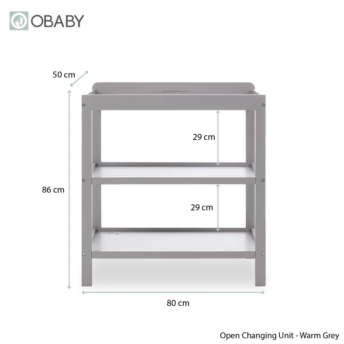 Obaby Grace (2 Piece) Room Set - Warm Grey
