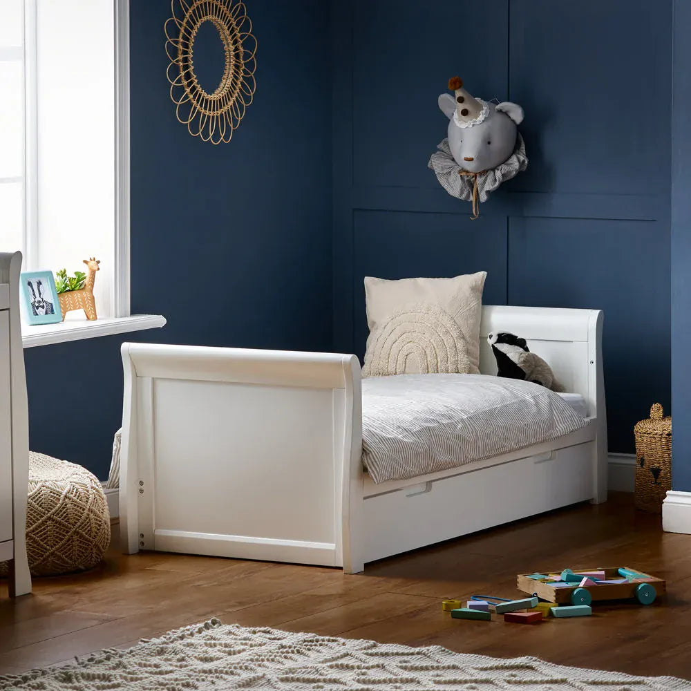 Obaby Stamford Classic Sleigh (3 Piece) Room Set - White