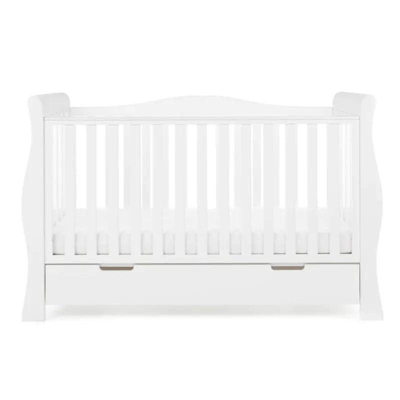 Obaby Stamford Luxe Sleigh (2 Piece) Room Set - White
